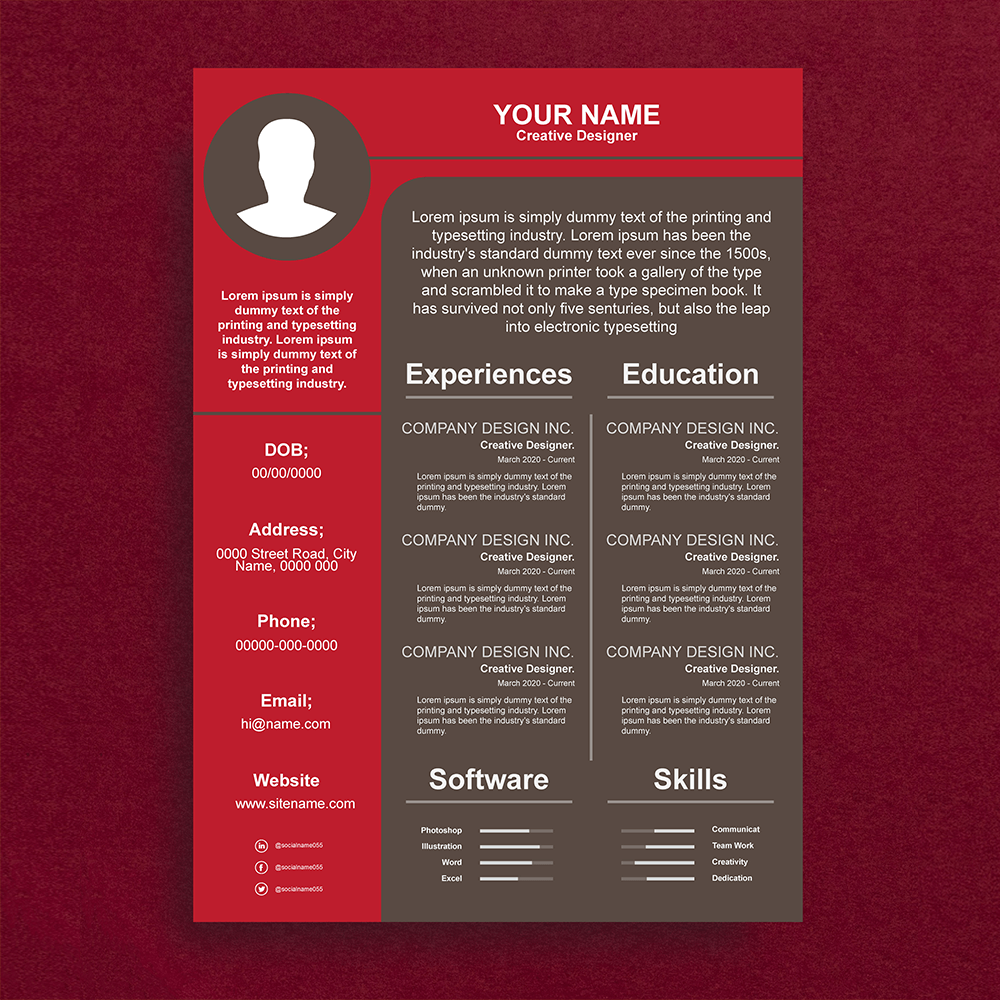 CV template